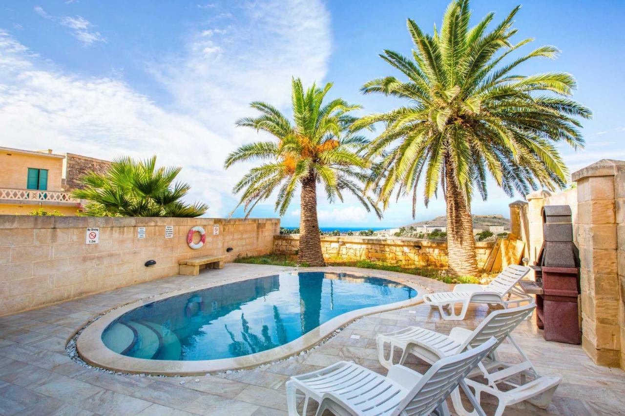 Il-Palma Holiday Farmhouse With Sunny Private Pool In Island Of Gozo Gharb  Luaran gambar